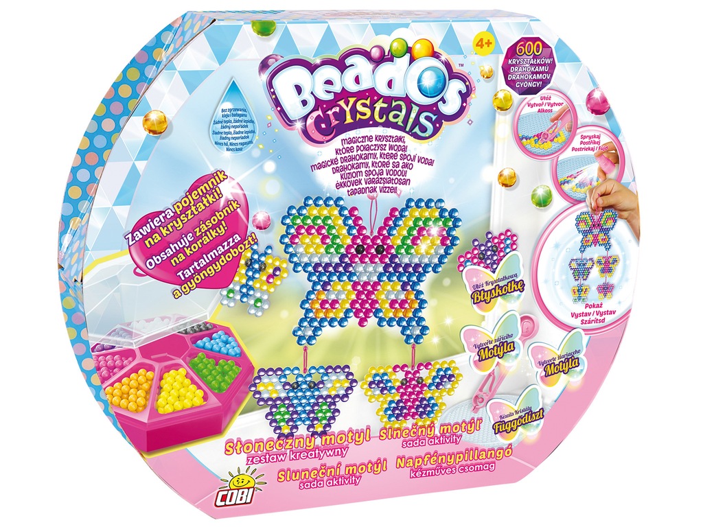 BEADOS Gems SŁONECZNY MOTYL 600 Koralików KORALIKI