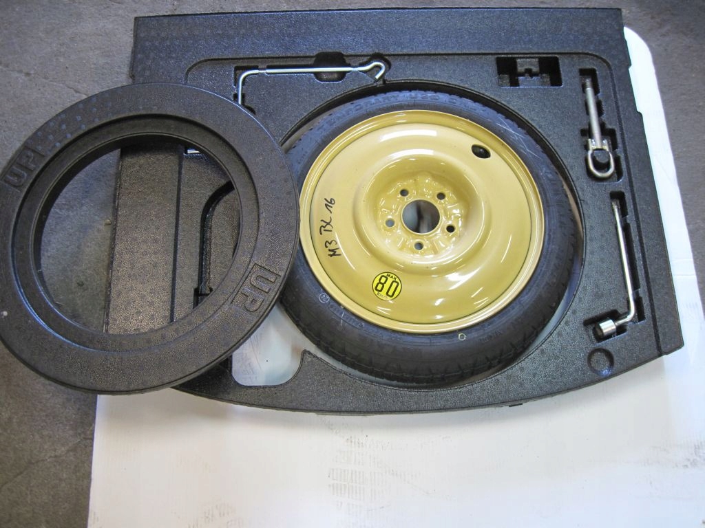 KOŁO DOJAZDOWE ZESTAW MAZDA 3 BL 09-13 125/70D16