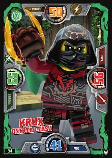 karta nr 94 Krux Ostrza Czasu  Lego Ninjago 3