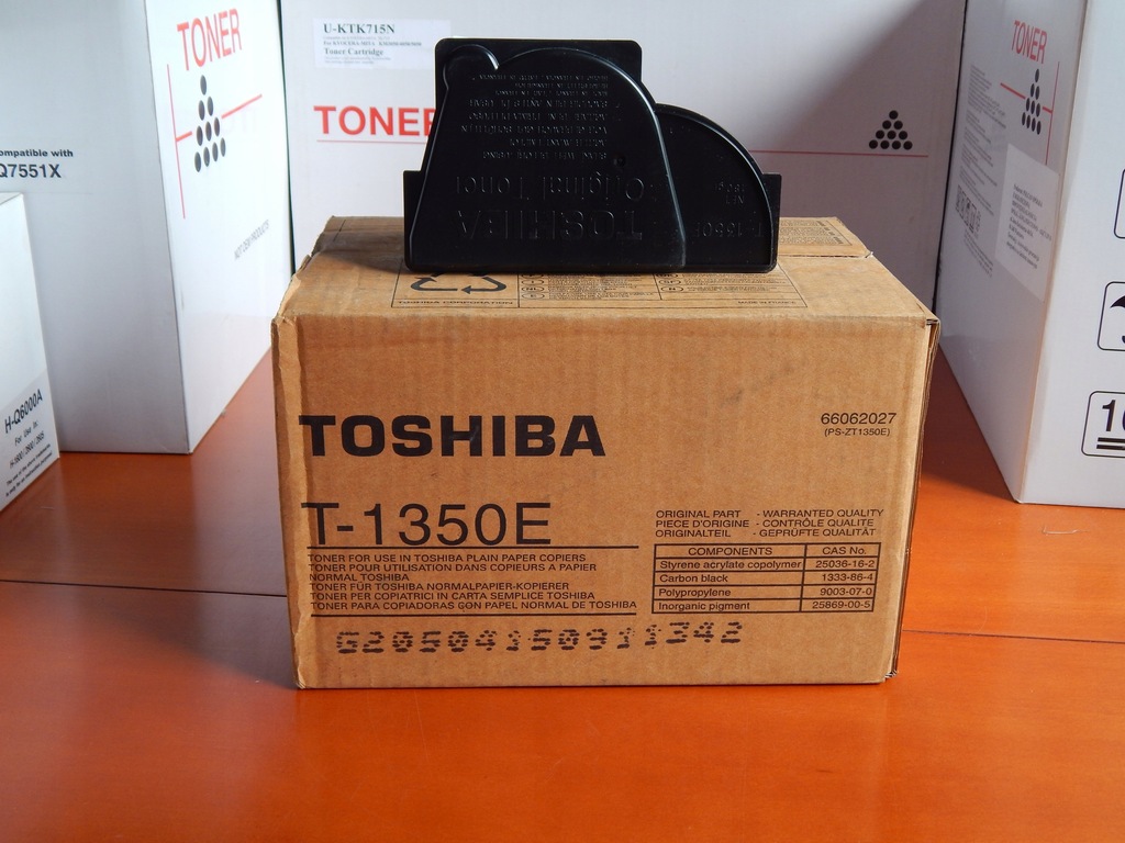 TONER TOSHIBA T-1350E Czarny ORYGINALNY FVAT