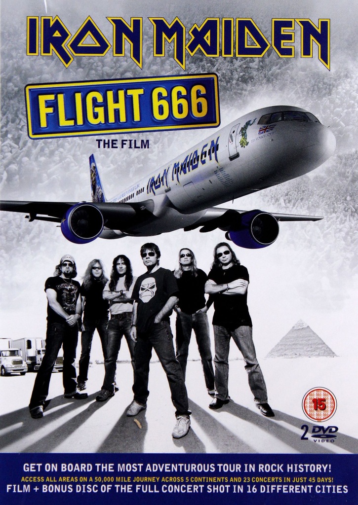 Maiden flight. Iron Maiden Flight 666. Flight 666. Iron Maiden somewhere back in time.