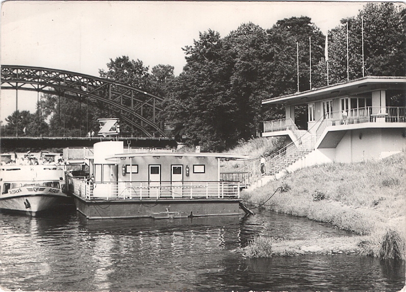 WROCŁAW - PRZYSTAŃ ZWIERZYNIECKA + STATEK - 1965R