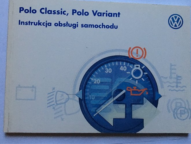 VW polo variant 94-99 polska instrukcja obsługi