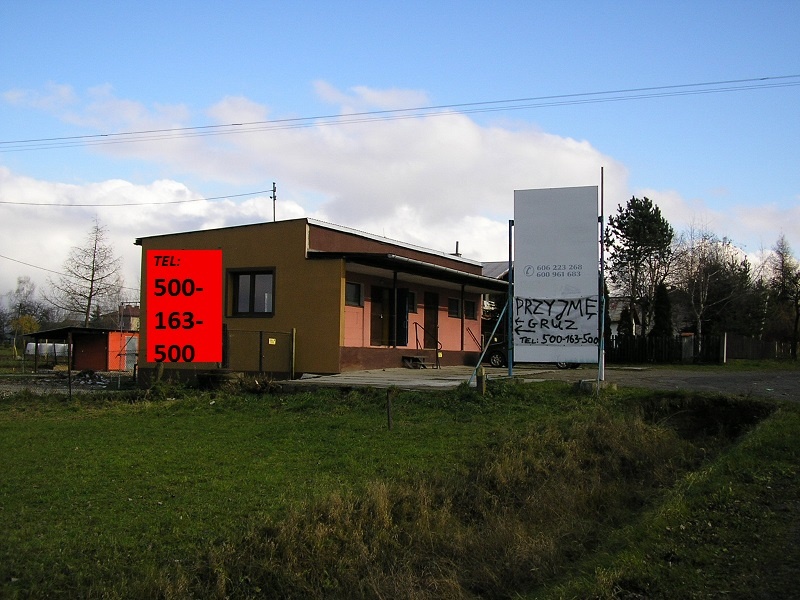 Tablica przy drodze Gorlice-Kraków-Cena za Rok !!