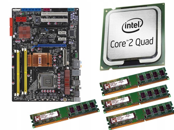 Intel Core 2 Quad Q6600 + Asus P5K/EPU + 4GB DDR2