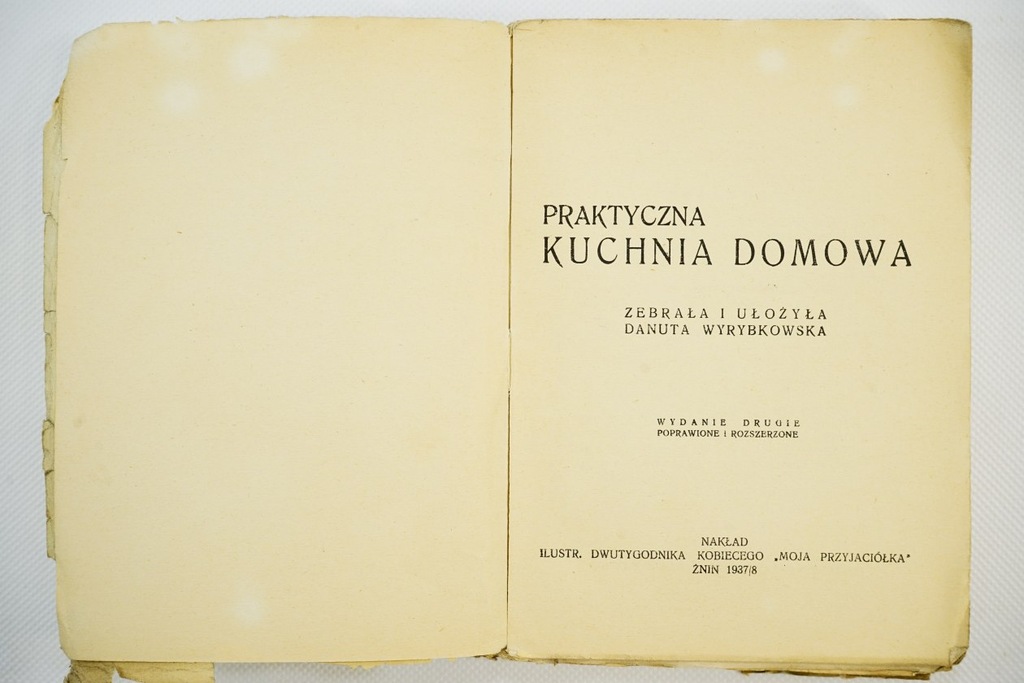 Praktyczna Kuchnia Domowa D Wyrybkowska 1937 38 7299501011 Oficjalne Archiwum Allegro