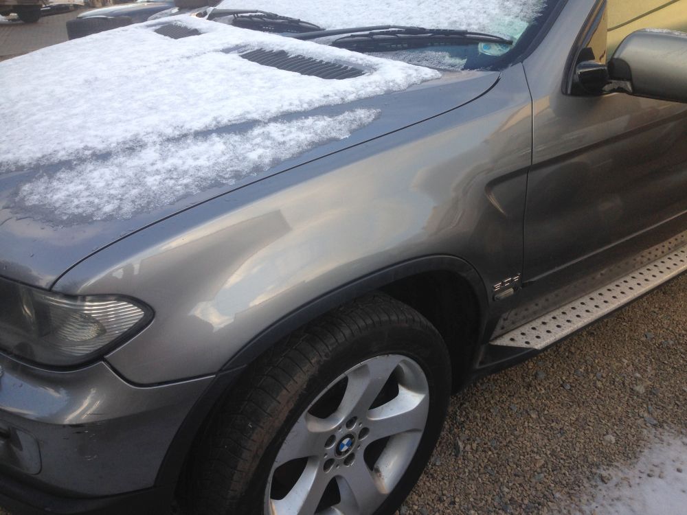 BMW X5 E53 LIFT BŁOTNIK LEWY PRZÓD STERLINGGRAU