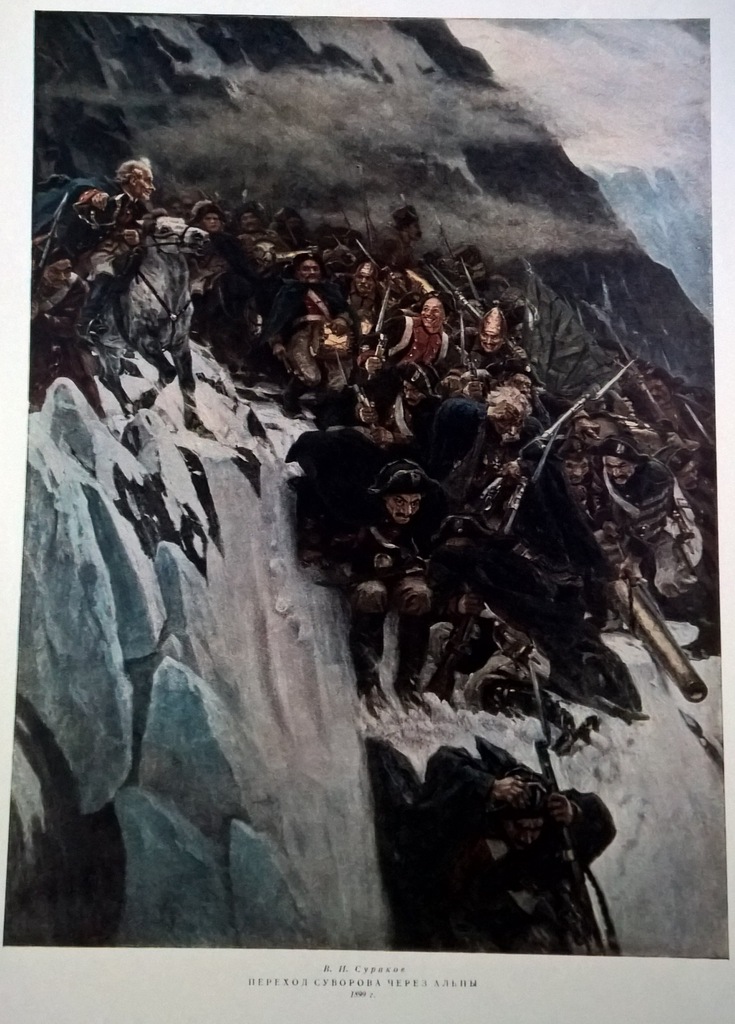 Wasilij Surikow Przejście Suworowa przez Alpy 1899