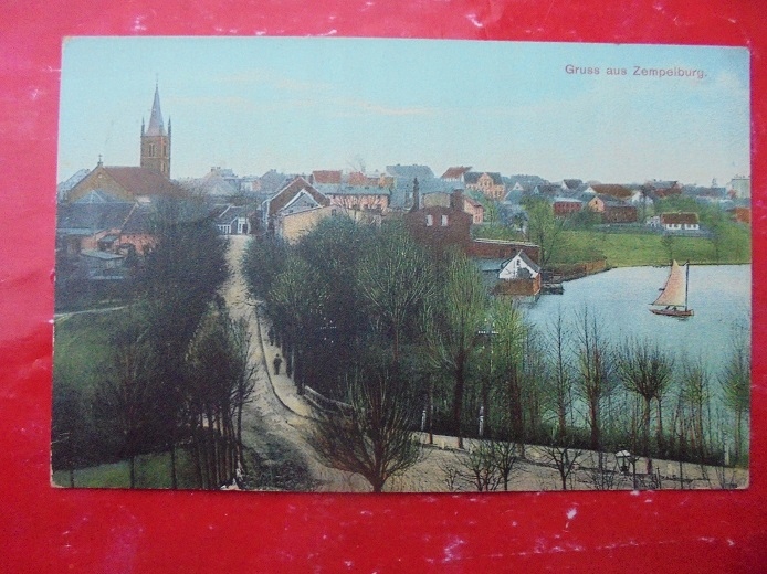 SĘPÓLNO KRAJEŃSKIE ZEMPELBURG PANORAMA 1910 RRRR