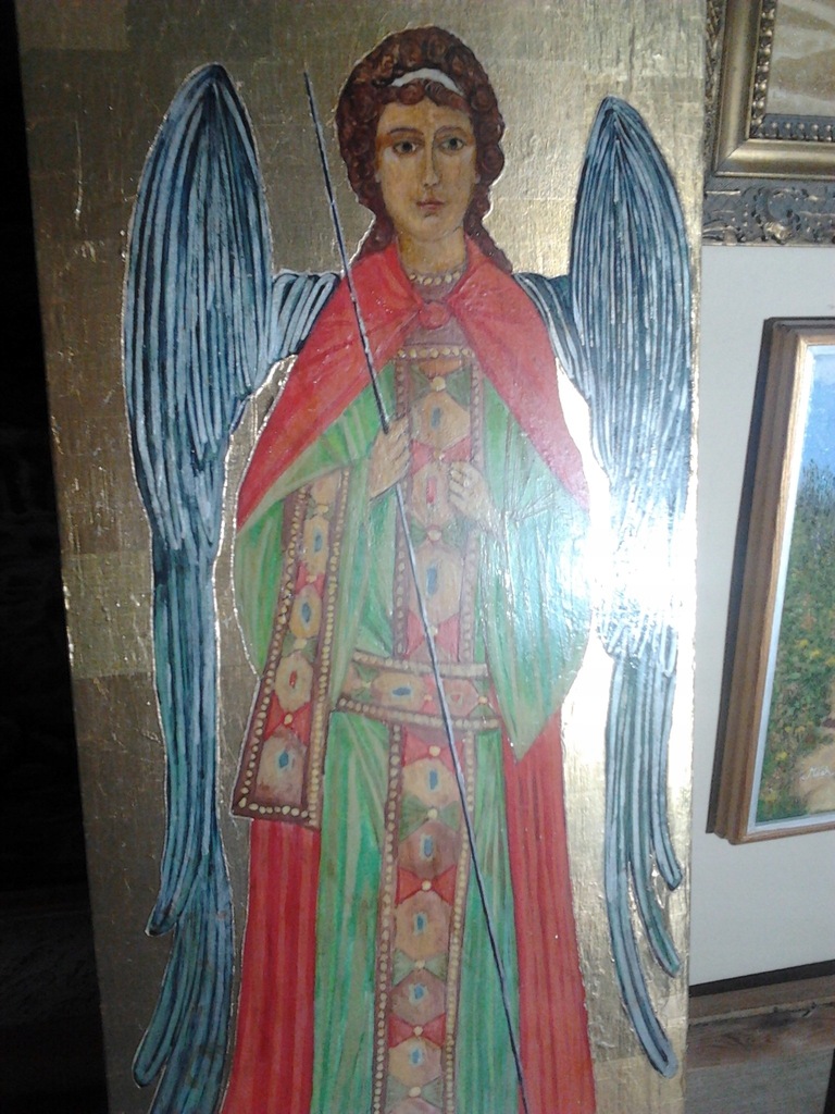 anioł duża ikona 31 na 88 cm