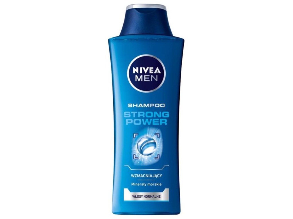 NIVEA Hair Care Szampon STRONG POWER for men 400ml