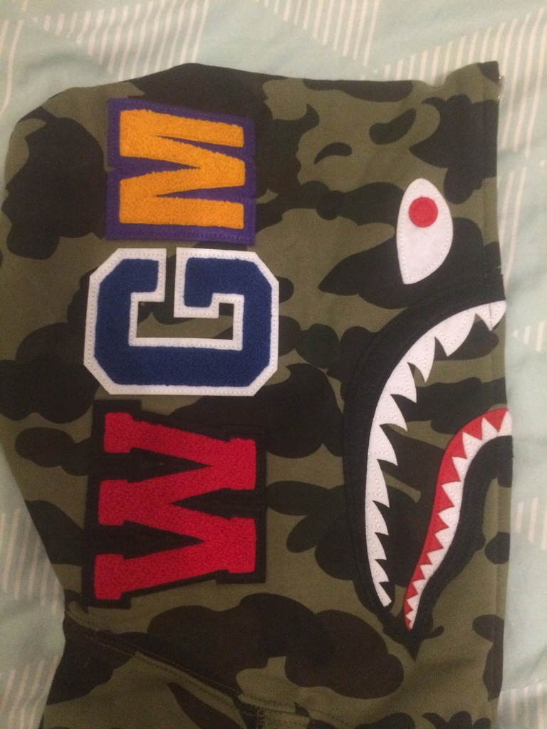 bape shark hoodie bluza 2 kolory