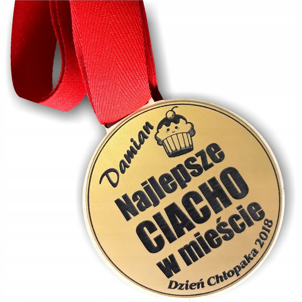 DZIEŃ CHŁOPAKA FACETA PREZENT MEDAL WZORY GRAWER
