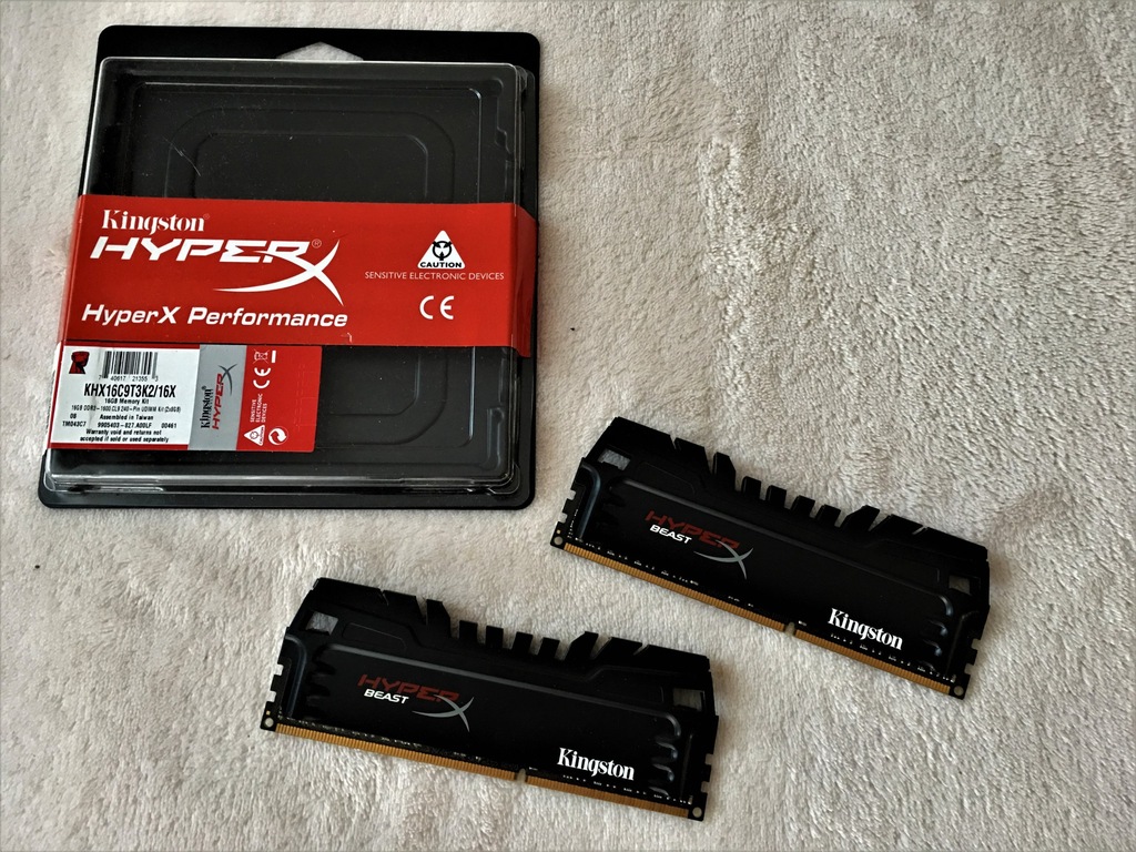 Pamięć RAM KINGSTON HyperX BEAST 16GB 2x8GB DDR3