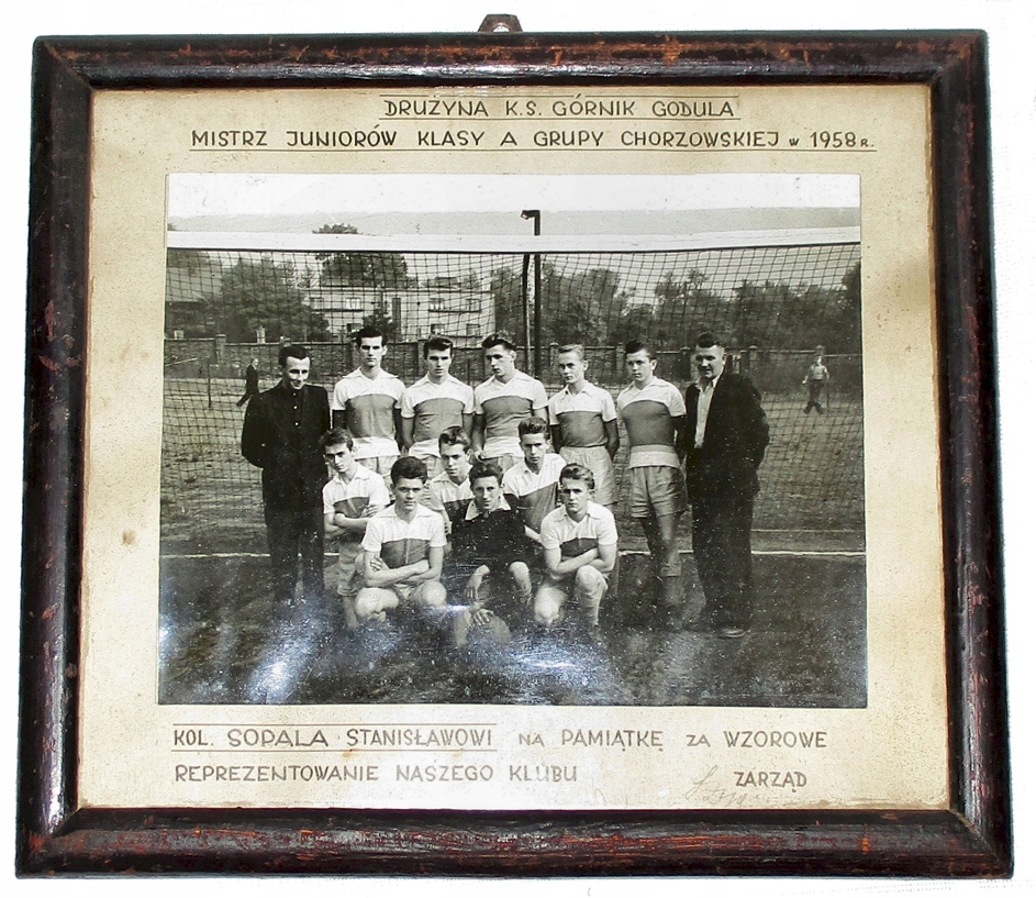 GODULA - ZDJĘCIE DRUŻYNY K.S. GÓRNIK - 1958 R.