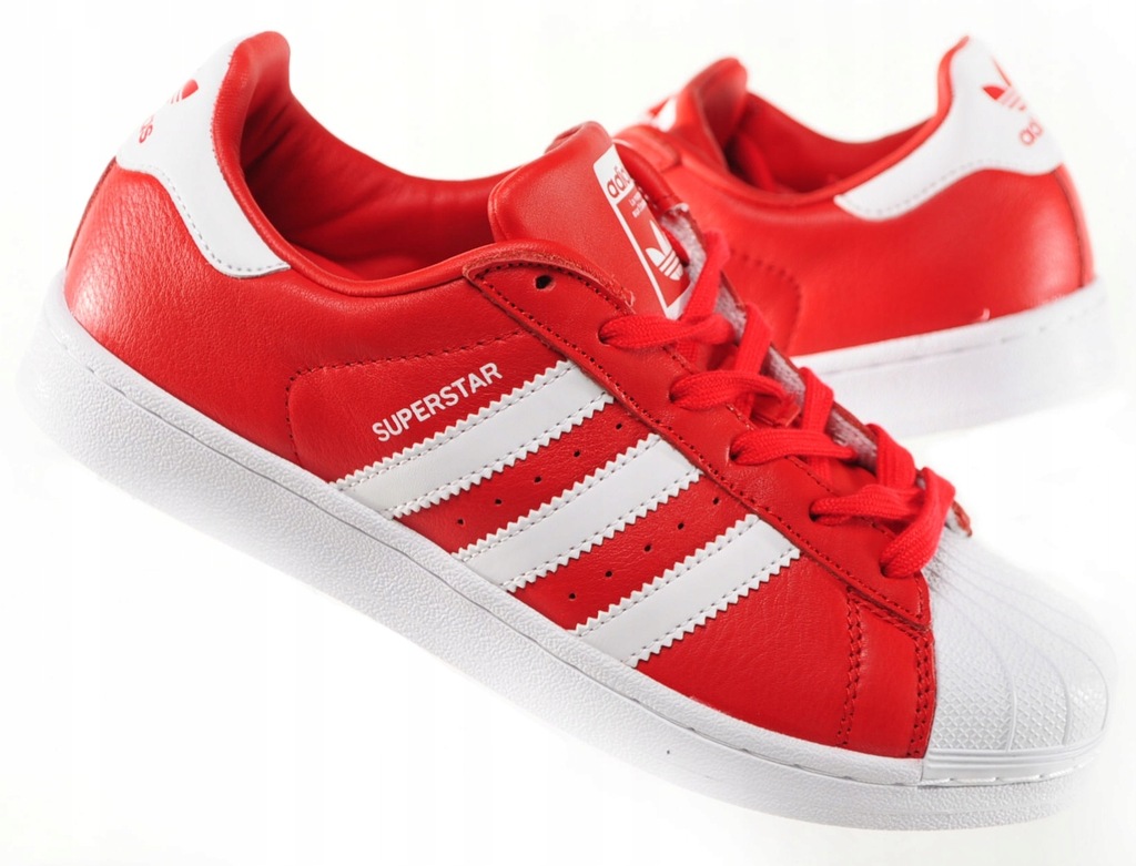 Adidas Superstar Buty Damskie Czerwone 37 1 3 7435173217