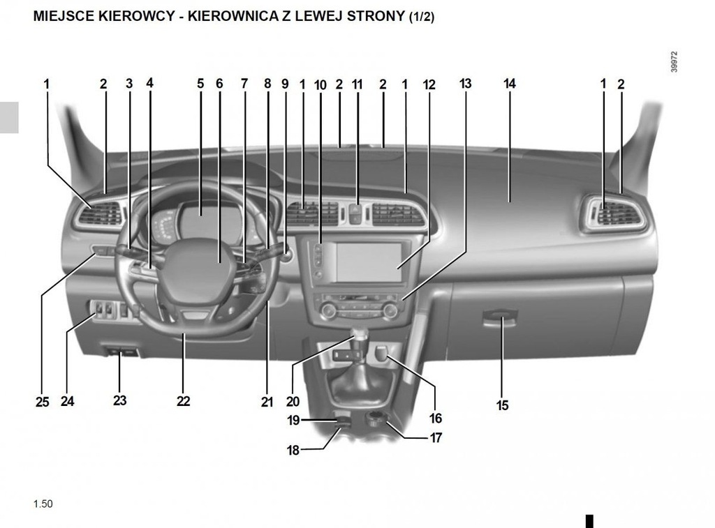 Renault Kadjar + ks. serwisowa Instrukcja Obsługi