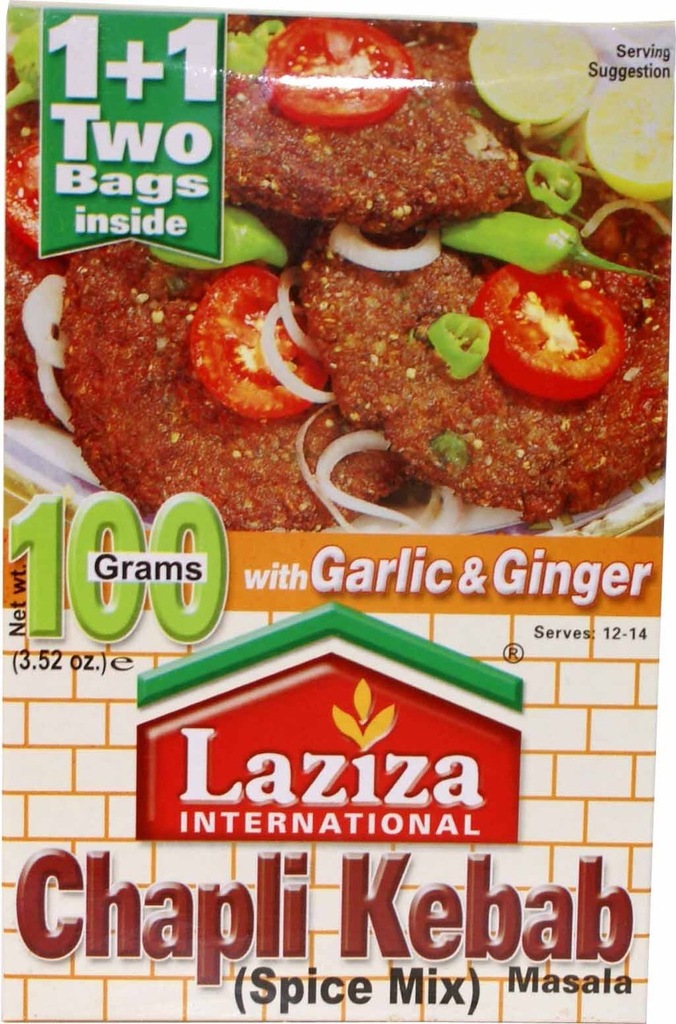 [IF] LAZIZA Chapli Kebab PRZYPRAWA 90G - PAKISTAN