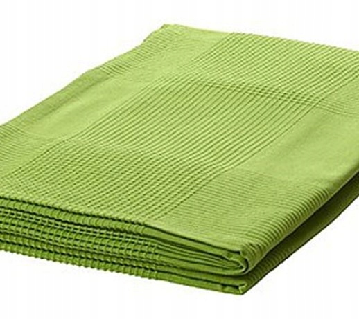 limonkowo-zielona narzuta Indira Ikea 150x250