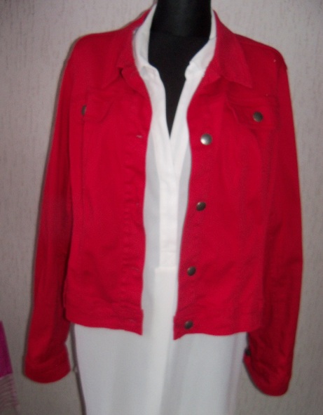 tu   jacket czerwona extra katana r 50