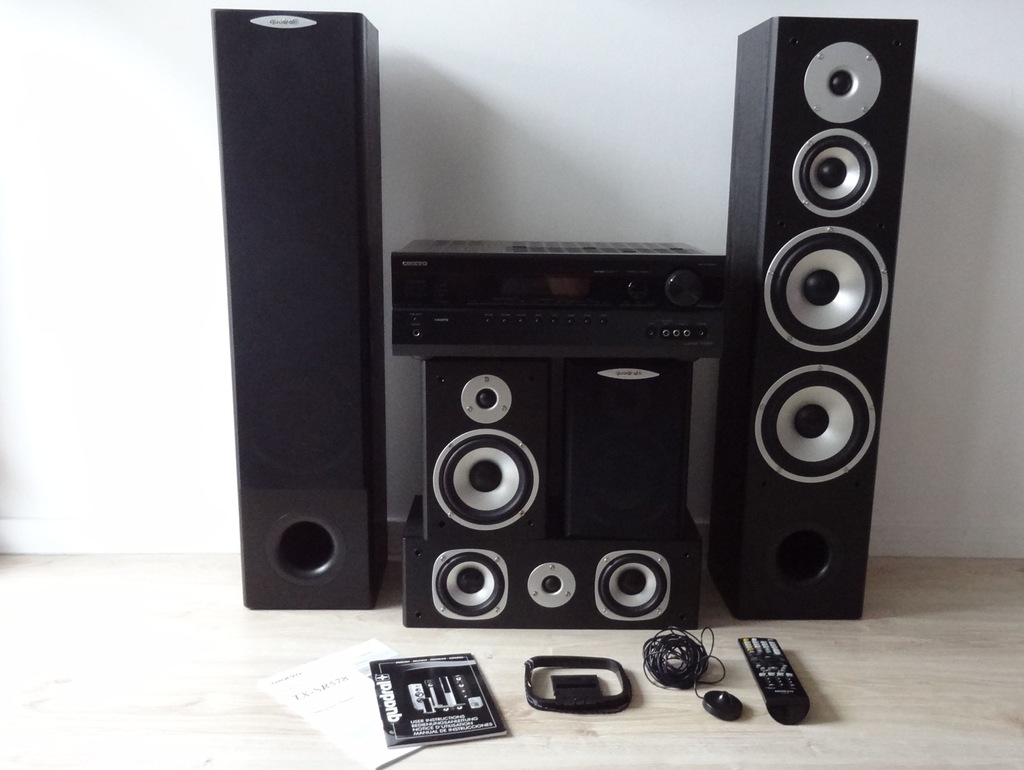 Amplituner ONKYO TX-SR578 + QUADRAL QUINTAS 5000
