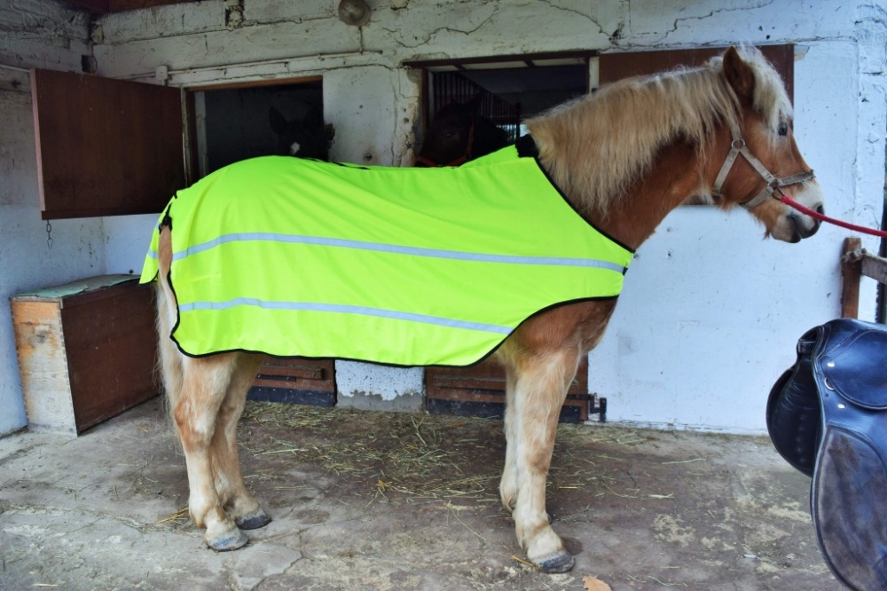 Derka odblaskowa dla konia 135 cm, jazda konna,koń