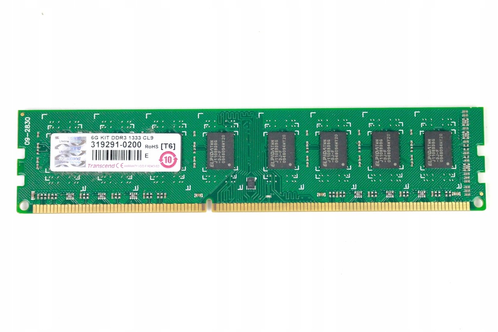 DDR3 Transcend JetRam 2GB 1333MHz - Warszawa Sklep