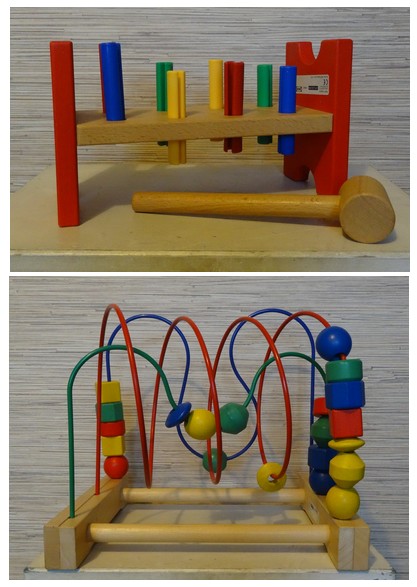 Zestaw MULA Ikea Przybijanka + Kolejka / Stan BDB