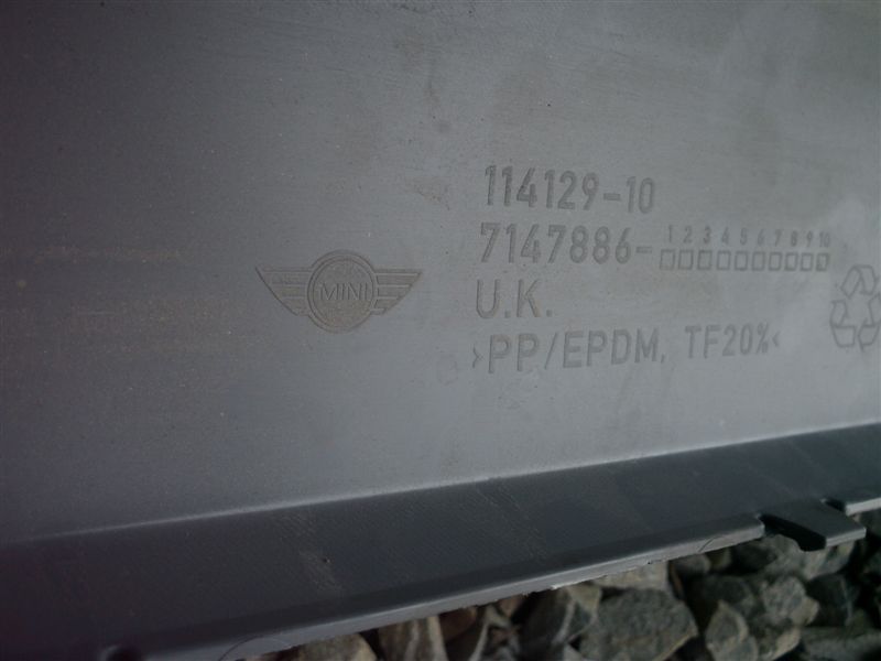 new original bumper rear part rear MINI COOPER S