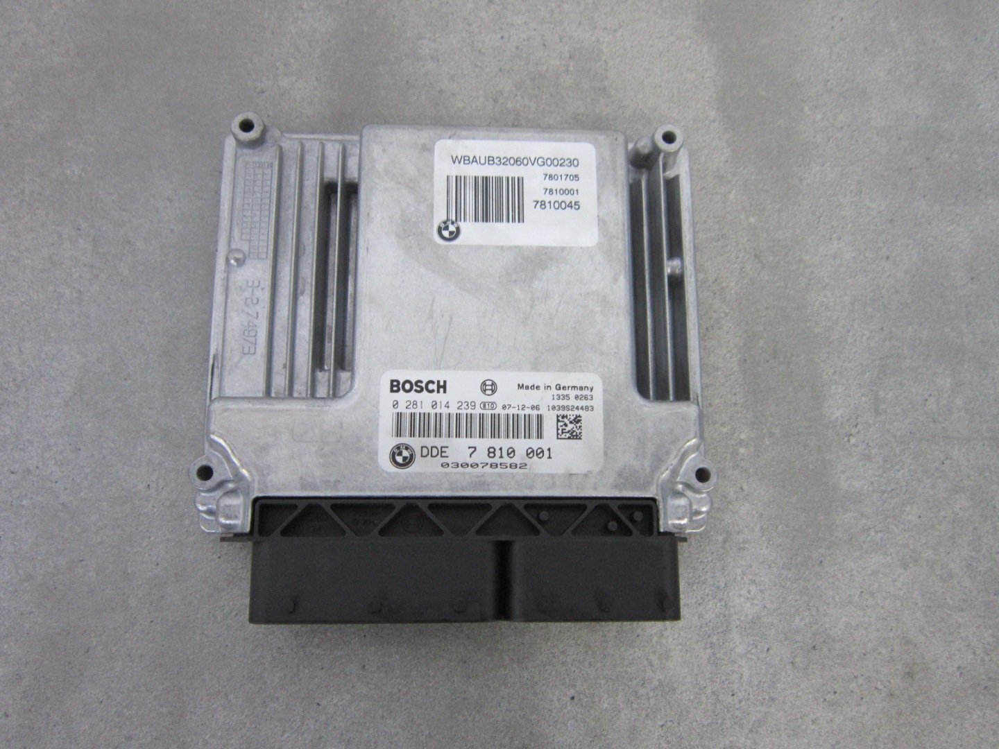BMW E87 E90 2,0d N47 computer Centralina Motore 7810001