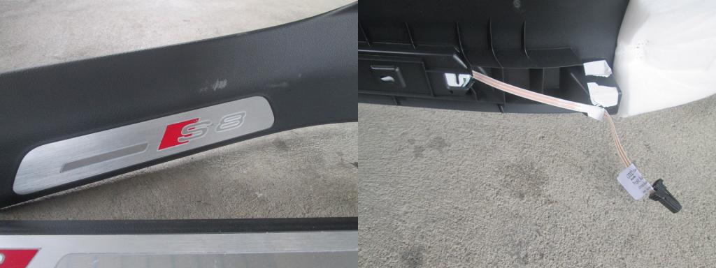 cap moulding threshold Audi A8 4H0 S8 4h0864608a
