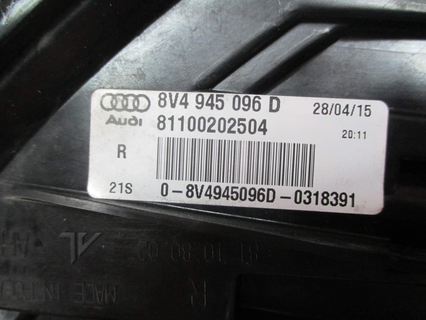 light rear right LED AUDI A3 HB 8V0 12R->