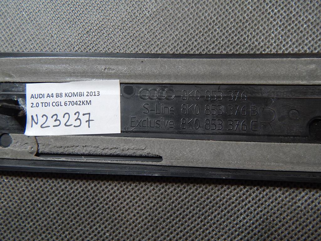 AUDI A4 B8 moulding threshold PT 8K0853376