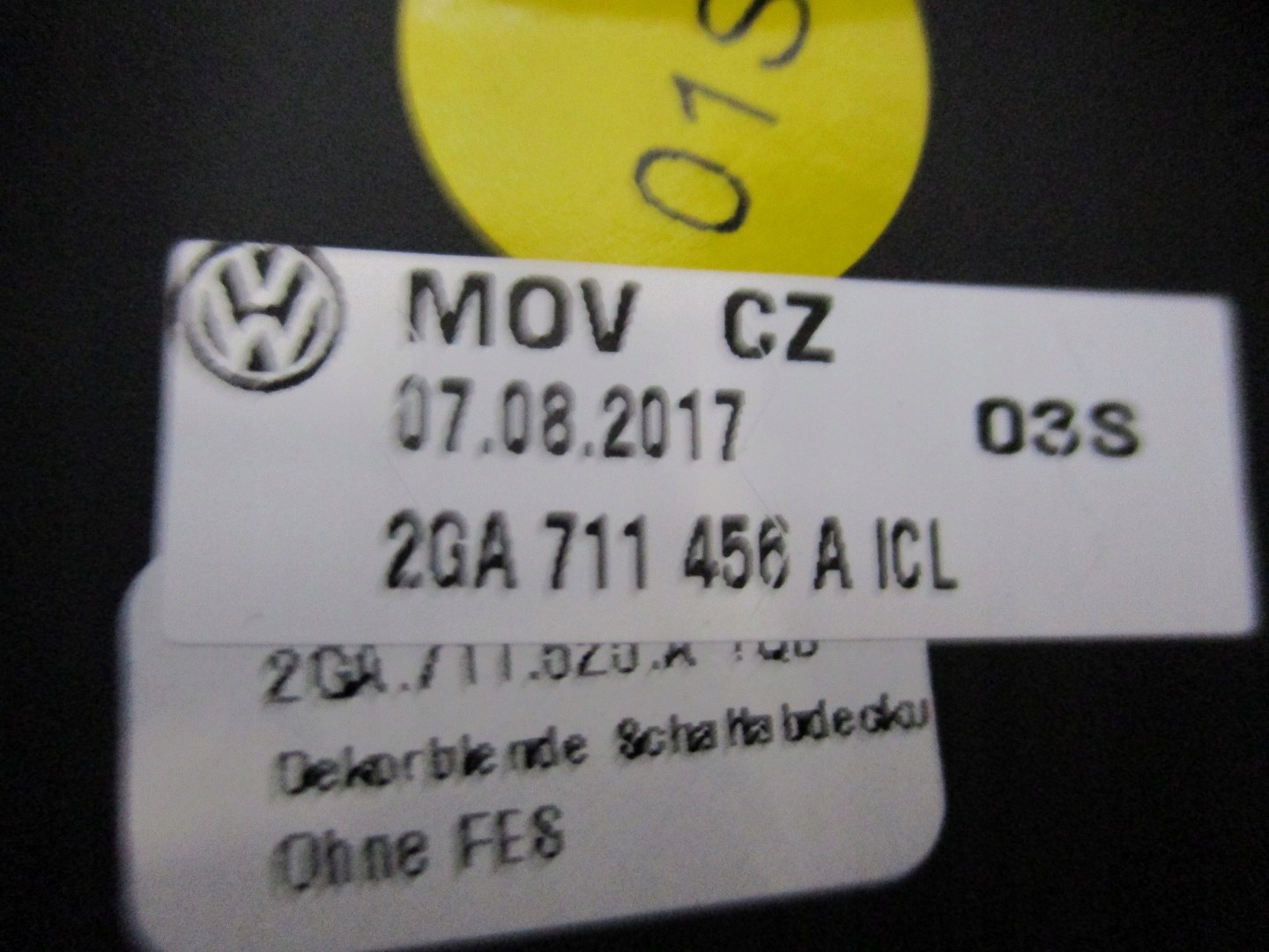 meccanismo ingranaggi Pomello ghetta VW T ROC TROC 2GA