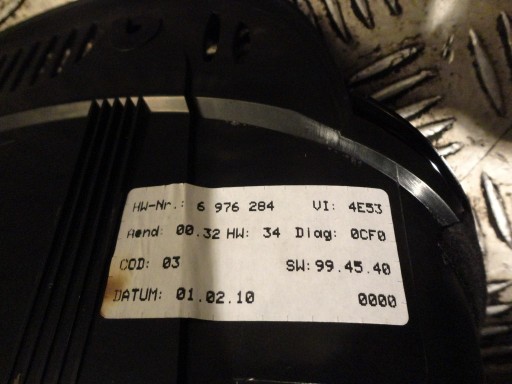 IDEALNY dials dials BMW X6 E72 E71 HYBRYDA NR5 1 9