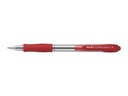 Guľôčkové pero &quot;Super Grip&quot;, červené telo, 0,27mm, červená, PILOT Značka PILOT