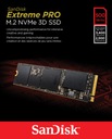 Dysk SSD SanDisk Extreme PRO 500 GB M.2 PCIe 3.0 x4 Pojemność dysku 500GB