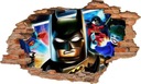 Samolepka na stenu/Tapeta LEGO MOVIE diera Batman HIT Značka Decors24