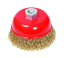 SZCZOTKA DRUCIANA doczołowa M14 75mm MOSIĄDZ DRUT