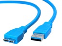 КАБЕЛЬ USB 3.0 A-B MICRO 1,0 м ДЛЯ ВНЕШНЕГО ДИСКА.