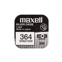 серебряная батарейка 364 Maxell SR621SW V364 SR60 L621