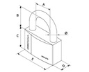 visiaci zámok GERDA KSWS S40 EAN (GTIN) 5903373009449