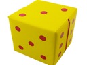 МЕГА ИГРОВЫЕ КОСТИ - ПУФ 50X50X50 СМ - ЭКО КОЖА
