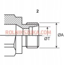 RACCORD RAPIDE HYDRAULIQUE M22X1,5 AG 3CFPV JD CASEphoto 10