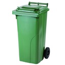 Nádoba na odpad a odpadky ATESTY Europlast Rakúsko - zelená 120L Obchodné meno 1004867