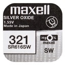 Maxell 321 SR616SW 616 серебряный аккумулятор