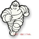 ТермоНАШИВКИ - вышивка MICHELIN 100ммх80мм