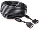 Кабель D-Sub VGA SVGA, 30 м, черный ферритовый экран КАЧЕСТВО