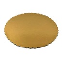 Коржи для торта круглые, золотистого цвета, 30 см (1 шт), жесткие