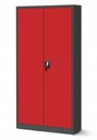 Металлический шкаф для офиса и мастерской JAN NOWAK JAN 185 антрацит-красный